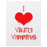 I love (heart) Viking vampires flyers