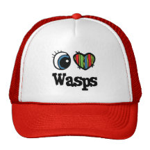I Love (Heart) Wasps Hat