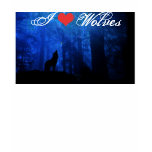 I Love "Heart" Wolves t-shirts