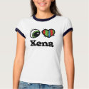 I Love (Heart) Xena t-shirts