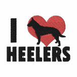 I Love Heelers Embroidered T-Shirt embroidered shirts
