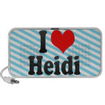 I love Heidi Mp3 Speakers