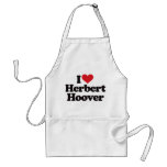 I Love Herbert Hoover aprons