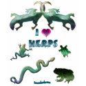 I Love Herps t-shirts