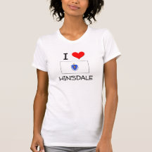I Love Hinsdale Massachusetts Tees