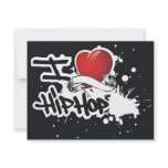 I Love Hip Hop - Blank Invitation 