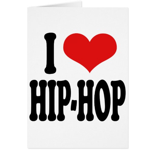 I Love Hip-Hop Card