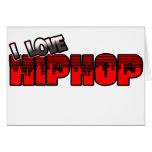 I Love HIP HOP Music cards