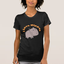 I Love Hippos t-shirts