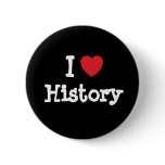I love History heart custom personalised