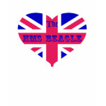 I Love HMS Beagle t-shirts