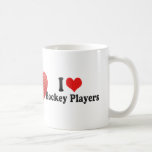 I Love Hockey Players Mugs
