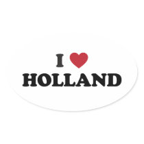 I Love Holland Stickers