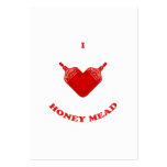 I Love Honey Mead business cards