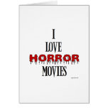 I love Horror movies cards