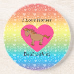 I love horses deal with it coasters