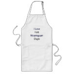 I Love Hot Nicaraguan Guys Apron