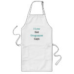 I Love Hot Uruguayan Guys Aprons