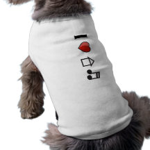 I Love House Music Pet T Shirt