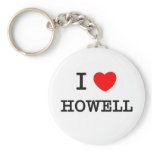 I Love Howell keychains