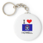 I Love Howell Michigan keychains