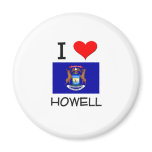 I Love Howell Michigan magnets