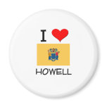I Love Howell New Jersey magnets