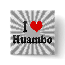 I Love Huambo, Angola Buttons