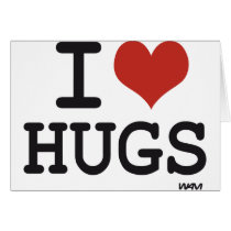 I love hugs card
