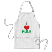 I LOVE HULA APRON