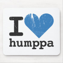 I love Humppa Blue Mousepad