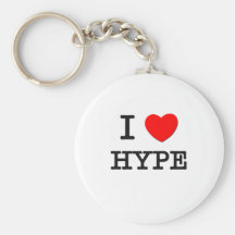 I Love Hype Keychains