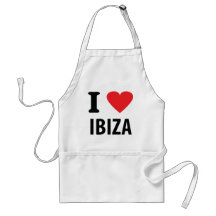 I love Ibiza icon Aprons