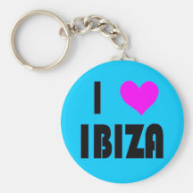 I Love Ibiza keychain