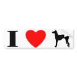 I Love Ibizan Hounds Bumper Sticker bumper stickers