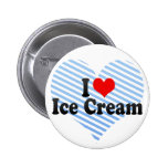 I Love Ice Cream Button