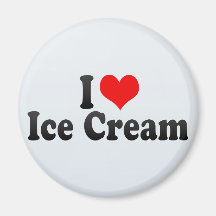 I Love Ice Cream Magnet