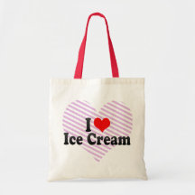 I Love Ice Cream Tote Bag