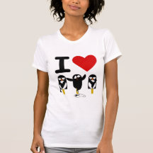 I love ice creams penguins tshirts