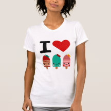 I love ice creams tee shirt