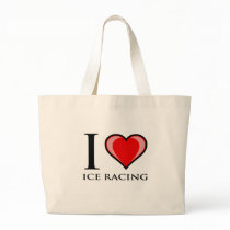 I Love Ice Racing Tote Bag