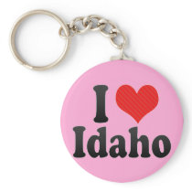 I Love  Idaho Key Chains