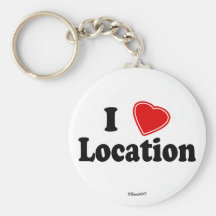 I Love II Key Chain
