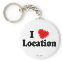 I Love II keychains