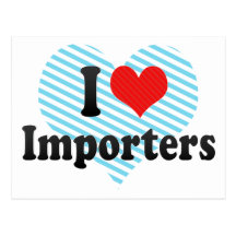 I Love Importers Postcards