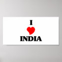 I Love India posters