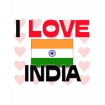 I Love India t-shirts