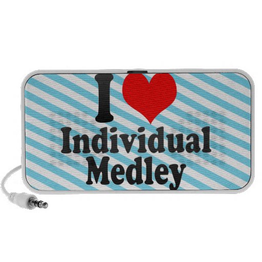 I love Individual Medley Notebook Speaker