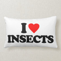 I LOVE INSECTS PILLOW