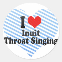 I Love Inuit+Throat Singing Sticker